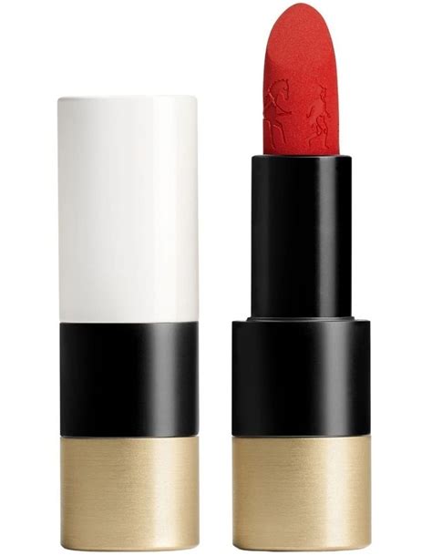 Rouge Hermès, Matte lipstick, Engraved limited edition, Rouge 